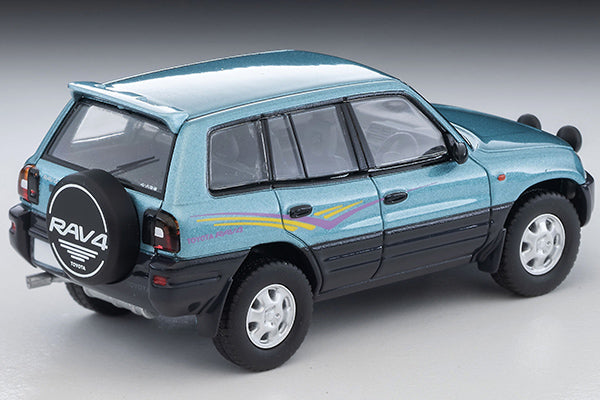 【2025年12月発売予定】 TLV 1/64 LV-N354b トヨタ RAV4L V (水色/ グレー)95年式