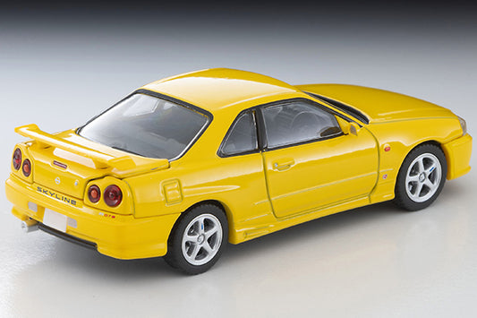 【2026年5月発売予定】 TLV 1/64 LV-N365a 日産 スカイライン 2ドア スポーツクーペ 25GT TURBO オプションパーツ付(黄) 98年式