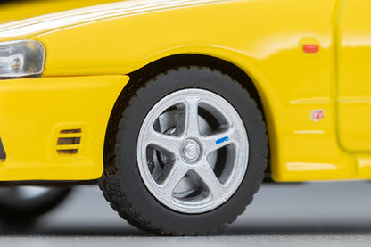 【2026年5月発売予定】 TLV 1/64 LV-N365a 日産 スカイライン 2ドア スポーツクーペ 25GT TURBO オプションパーツ付(黄) 98年式