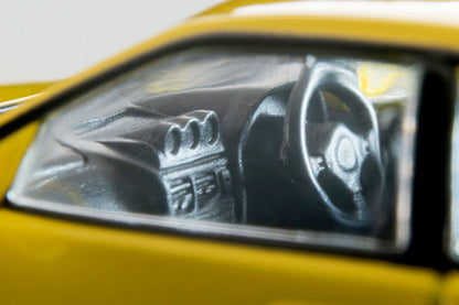 【2026年5月発売予定】 TLV 1/64 LV-N365a 日産 スカイライン 2ドア スポーツクーペ 25GT TURBO オプションパーツ付(黄) 98年式