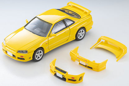 【2026年5月発売予定】 TLV 1/64 LV-N365a 日産 スカイライン 2ドア スポーツクーペ 25GT TURBO オプションパーツ付(黄) 98年式