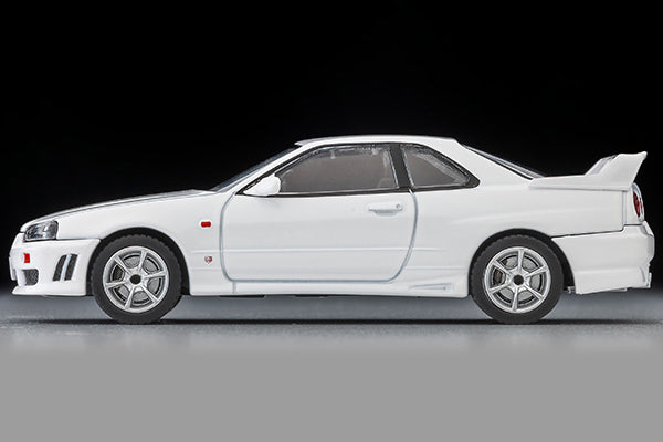 【2027年1月発売予定】 TLV 1/64 LV-N365b 日産 スカイライン 2ドアスポーツクーペ 25GT TURBO オプションパーツ付 (白) 1998年式