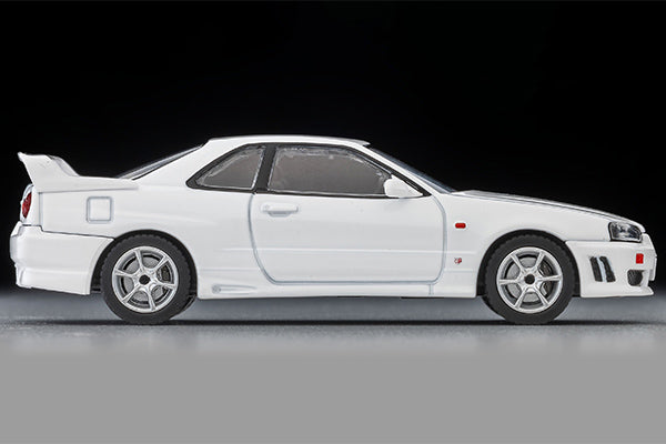 【2027年1月発売予定】 TLV 1/64 LV-N365b 日産 スカイライン 2ドアスポーツクーペ 25GT TURBO オプションパーツ付 (白) 1998年式