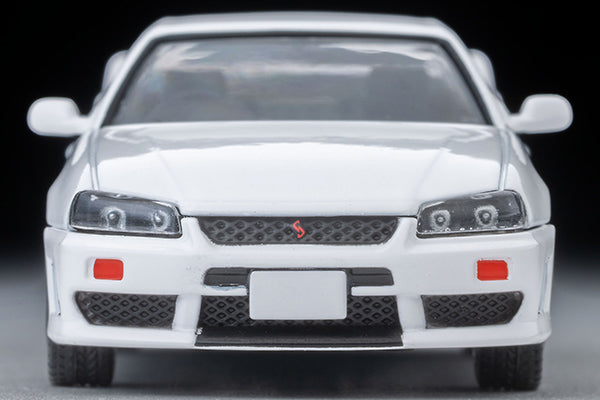 【2027年1月発売予定】 TLV 1/64 LV-N365b 日産 スカイライン 2ドアスポーツクーペ 25GT TURBO オプションパーツ付 (白) 1998年式