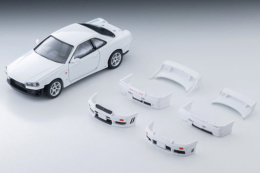 【2027年1月発売予定】 TLV 1/64 LV-N365b 日産 スカイライン 2ドアスポーツクーペ 25GT TURBO オプションパーツ付 (白) 1998年式
