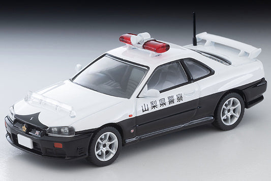 【2026年5月発売予定】 TLV 1/64 LV-N366a 日産 スカイライン 2ドア スポーツクーペ 25GT TURBO パトロールカー(山梨県警察)