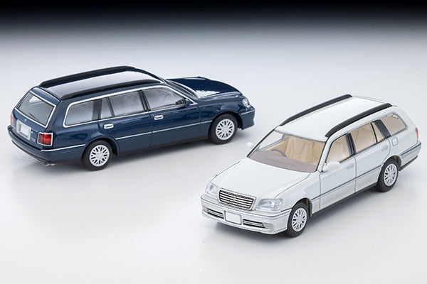 【2026年10月発売予定】 TLV 1/64 LV-N378a トヨタ クラウンエステート ロイヤルサルーン (白/銀) 2000年式