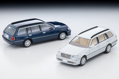 【2026年10月発売予定】 TLV 1/64 LV-N378a トヨタ クラウンエステート ロイヤルサルーン (白/銀) 2000年式
