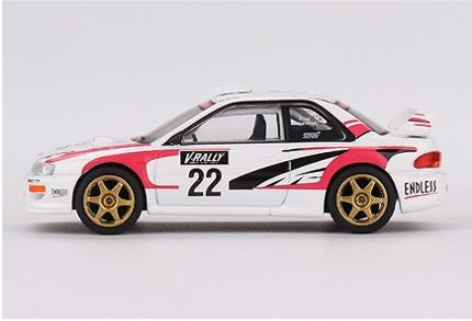 MINI GT MGT00564-L 1/64 スバル インプレッサ S5 WRC’98  ラリー・ツールド・コルス1999 #22（左ハンドル）