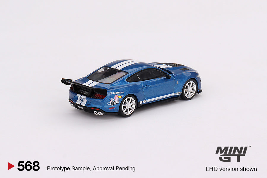 MINI GT MGT00568-L 1/64 シェルビー GT500 ドラゴンスネーク コンセプト フォードパフォーマンスブルー(左ハンドル)