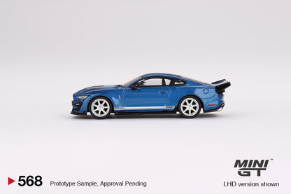 MINI GT MGT00568-L 1/64 シェルビー GT500 ドラゴンスネーク コンセプト フォードパフォーマンスブルー(左ハンドル)