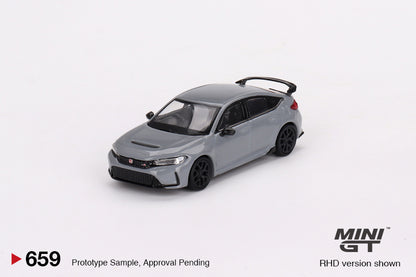 MINI GT MGT00659-R1/64 Honda シビック Type R 2023 ソニックグレーパール(右ハンドル)