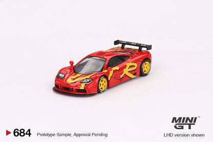 MINI GT MGT00684-L 1/64 マクラーレン F1 GTR 1996 プレゼンテーション