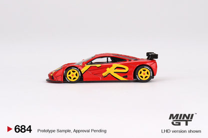 MINI GT MGT00684-L 1/64 マクラーレン F1 GTR 1996 プレゼンテーション