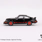 MINI GT MGT00688-L 1/64 ポルシェ 911 カレラ RS 2.7 ブラック/レッドリバリー (左ハンドル)