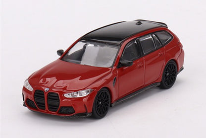 MINI GT MGT00700-L 1/64 BMW M3 コンペティション ツーリング (G81) トロントレッドメタリック(左ハンドル)