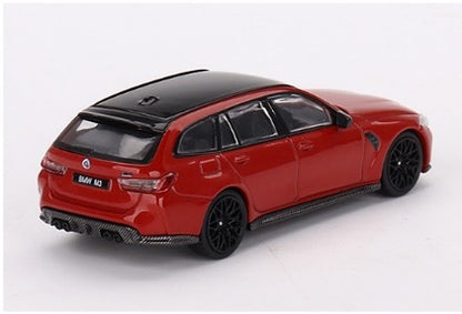 MINI GT MGT00700-L 1/64 BMW M3 コンペティション ツーリング (G81) トロントレッドメタリック(左ハンドル)