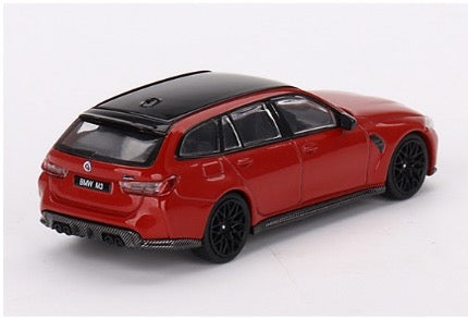 【2024年2月以降発売予定】 MINI GT MGT00700-R 1/64 BMW M3 コンペティション ツーリング (G81) トロントレッドメタリック(右ハンドル)