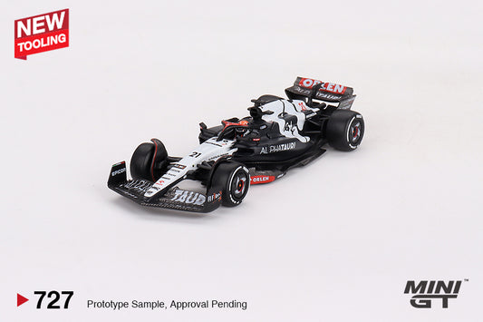 MINI GT MGT00727-L 1/64 アルファタウリ F1 AT04 2023 #21 オーストラリアグランプリ Nyck de Vries