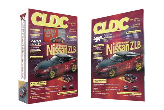【2024年4月以降発売予定】 MINI GT  1/64 CLDC BOOK w/ MGT00737 Nissan Z  LB NATION WORKS ジェムレッド, インタビュー