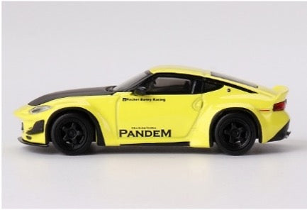 【2024年7月以降発売予定】 MINI GT MGT00752 1/64 Pandem Nissan Z イカズチイエロー