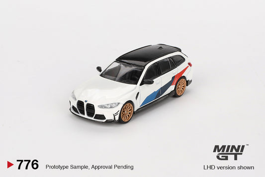 【2024年9月以降発売予定】 MINI GT MGT00776 1/64 BMW M3 Mパフォーマンス ツーリング アルピンホワイト