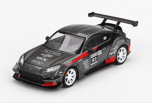 【2024年12月以降発売予定】 MINI GT MGT00820-L 1/64 Toyota GR86 HKS Turbocharged GR86 Larry Chen(左ハンドル)