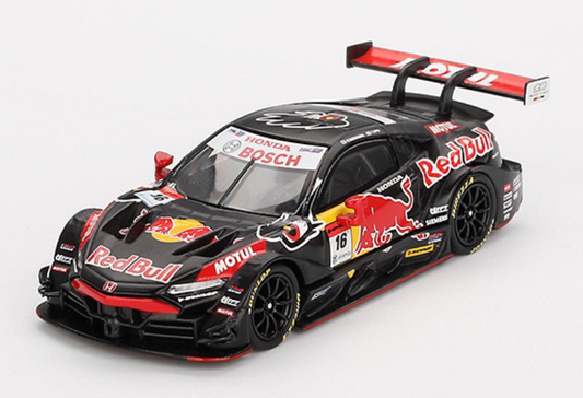 【2025年3月以降発売予定】 MINI GT MGT00848-BL 1/64 Honda NSX-GT Type S GT500 SUPER GTシリーズ 2022 #16 "Red Bull MOTUL MUGEN NSX-GT" TEAM Red Bull MUGEN(左ハンドル)