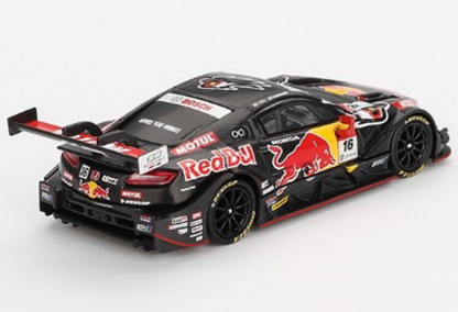 【2025年3月以降発売予定】 MINI GT MGT00848-BL 1/64 Honda NSX-GT Type S GT500 SUPER GTシリーズ 2022 #16 "Red Bull MOTUL MUGEN NSX-GT" TEAM Red Bull MUGEN(左ハンドル)