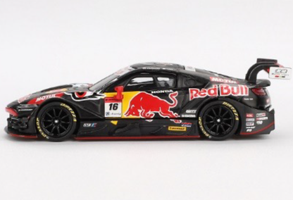 【2025年3月以降発売予定】 MINI GT MGT00848-BL 1/64 Honda NSX-GT Type S GT500 SUPER GTシリーズ 2022 #16 "Red Bull MOTUL MUGEN NSX-GT" TEAM Red Bull MUGEN(左ハンドル)