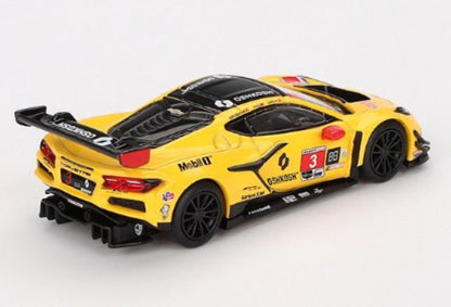 【2025年1月以降発売予定】 MINI GT MGT00854-L 1/64 シボレー コルベット Z06 GT3.R IMSA デイトナ24時間 2024 #3 コルベットレーシング by Pratt Miller Motorsports