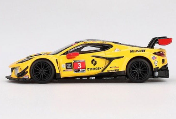 【2025年1月以降発売予定】 MINI GT MGT00854-L 1/64 シボレー コルベット Z06 GT3.R IMSA デイトナ24時間 2024 #3 コルベットレーシング by Pratt Miller Motorsports