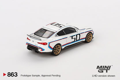 【2025年3月以降発売予定】 MINI GT MGT00863 1/64 BMW 3.0 CSL ホワイト