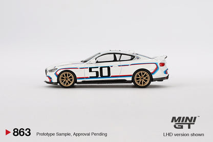 【2025年3月以降発売予定】 MINI GT MGT00863 1/64 BMW 3.0 CSL ホワイト