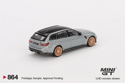 【2025年2月以降発売予定】 MINI GT MGT00864 1/64 BMW M3 Mパフォーマンス ツーリングツーリング  ブルックリングレー