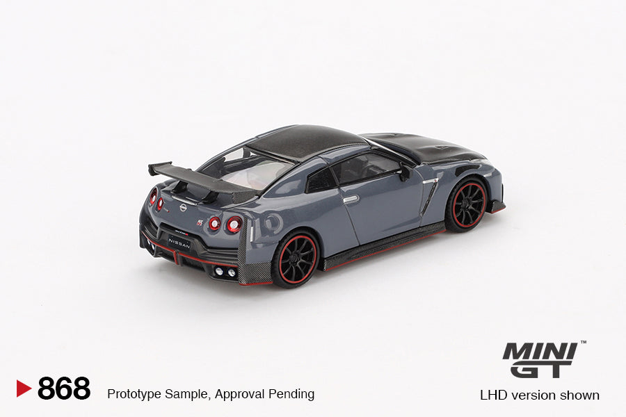 【2025年4月以降発売予定】 MINI GT MGT00868 1/64 Nissan GT-R Nismo 2024 NISMO ステルスグレー