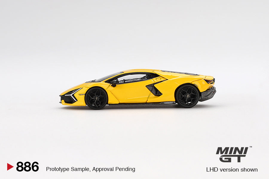 MINI GT MGT00886-L1/64 ランボルギーニ レヴエルト ジャッロ(左