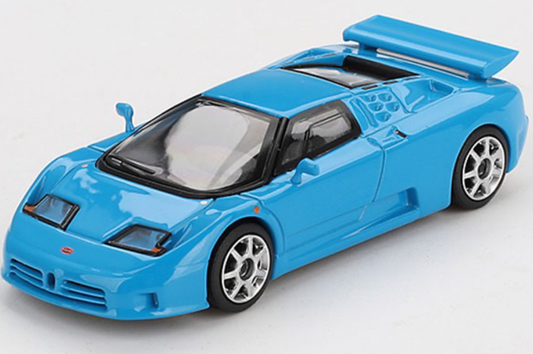 MINI GT MGT00890-L 1/64 ブガッティ EB110 スーパースポーツ ブルー ブガッティ(左ハンドル)