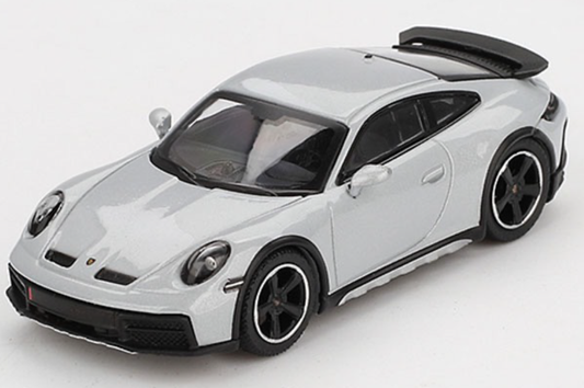 MINI GT MGT00891 1/64 ポルシェ 911 ダカール アイスグレーメタリック