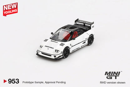 【2025年1月以降発売予定】 MINI GT MGT00953-R 1/64 マツダ AZ-1 リバティーウォーク LB40  東京オートサロン 2024 ホワイト(右ハンドル)