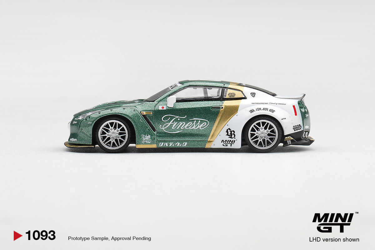 【2027年2月以降発売予定】 MINI GT MGT01093-L 1/64 LB★WORKS Nissan GT-R R35 タイプ1 カスタム ダックテイル オートフィネス (左ハンドル)