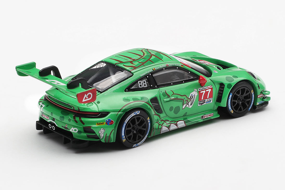 【2026年9月以降発売予定】 MINI GT MGT01218-L 1/64 ポルシェ 911 GT3 R (992) IMSA セブリング12時間 2025 優勝車 #77 AO Racing(左ハンドル)