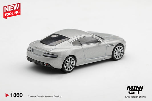 【2027年1月以降発売予定】 MINI GT MGT01360-R 1/64 アストンマーチン DBS 2008 ライトニングシルバー(右ハンドル)