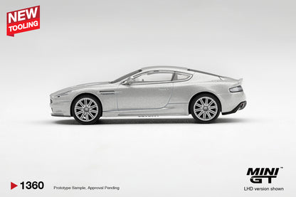 【2027年1月以降発売予定】 MINI GT MGT01360-R 1/64 アストンマーチン DBS 2008 ライトニングシルバー(右ハンドル)