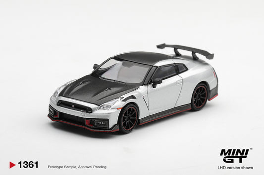 【2027年2月以降発売予定】 MINI GT MGT01361-R 1/64 Nissan GT-R Nismo 2024 シルバー(右ハンドル)