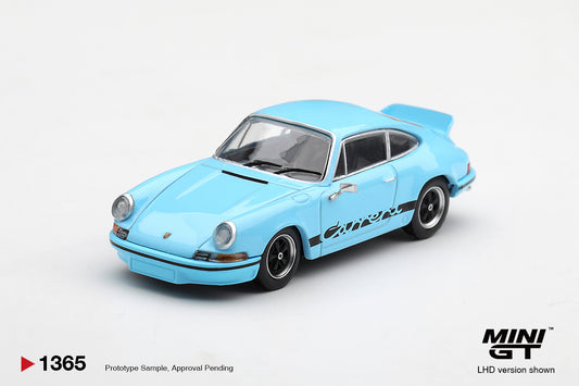【2026年11月以降発売予定】 MINI GT MGT01365-R 1/64 ポルシェ 911 カレラ RS 2.7 ガルフブルー/ブラックリバリー(右ハンドル)