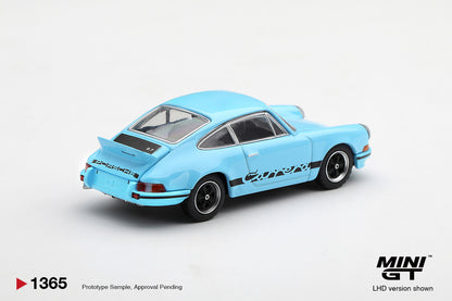 【2026年11月以降発売予定】 MINI GT MGT01365-L 1/64 ポルシェ 911 カレラ RS 2.7 ガルフブルー/ブラックリバリー(左ハンドル)