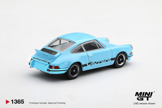 【2026年11月以降発売予定】 MINI GT MGT01365-L 1/64 ポルシェ 911 カレラ RS 2.7 ガルフブルー/ブラックリバリー(左ハンドル)