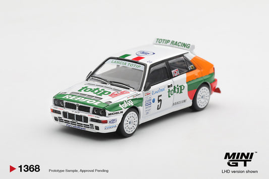 【2027年2月以降発売予定】 MINI GT MGT01368-L 1/64 ランチア デルタ HF インテグラーレ エボルツィオーネ モンテカルロ ラリー 1993 #5 (左ハンドル)