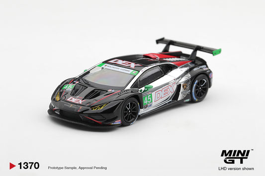 【2027年1月以降発売予定】 MINI GT MGT01370-L 1/64 ランボルギーニ ウラカン GT3 EVO2 IMSA シボレーGP 優勝車 2025 #45 DEX Wayne Taylor Racing (左ハンドル)